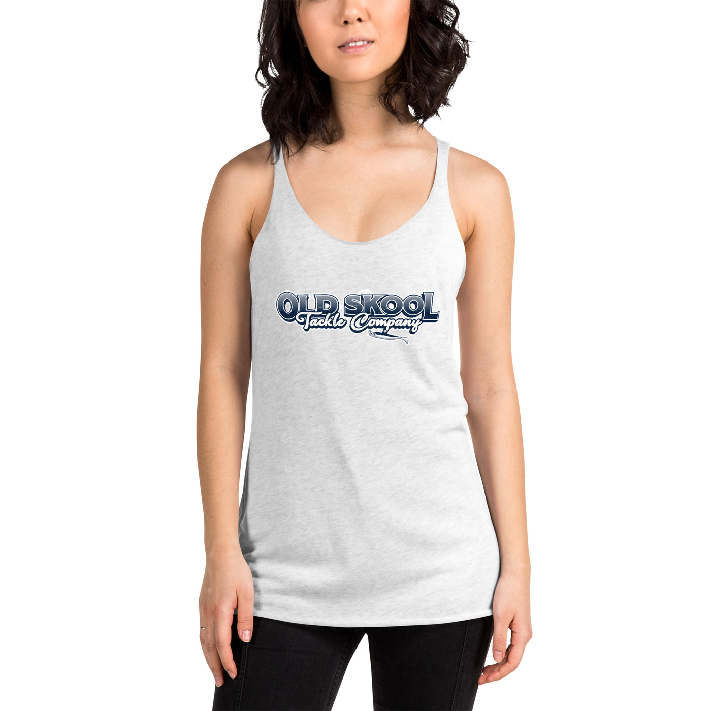 Old Skool Tackle Women's Racerback Tank