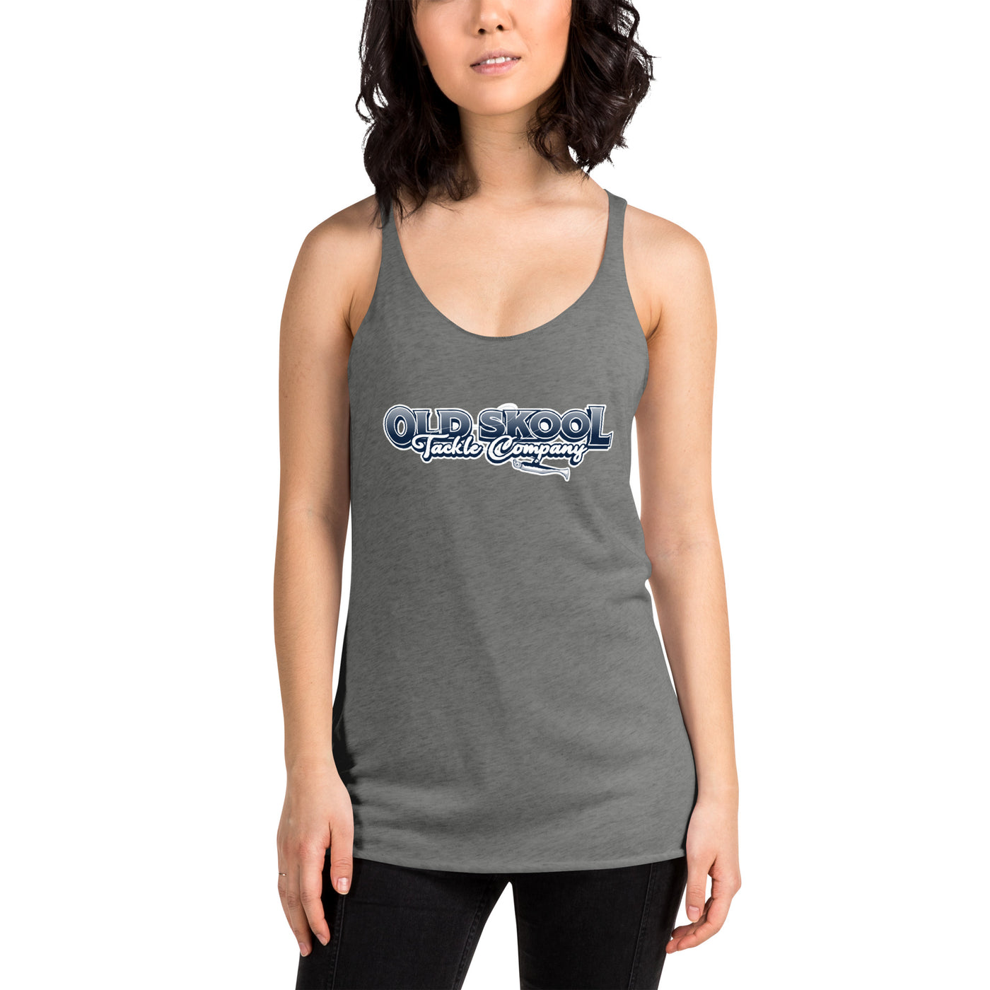 Old Skool Tackle Women's Racerback Tank