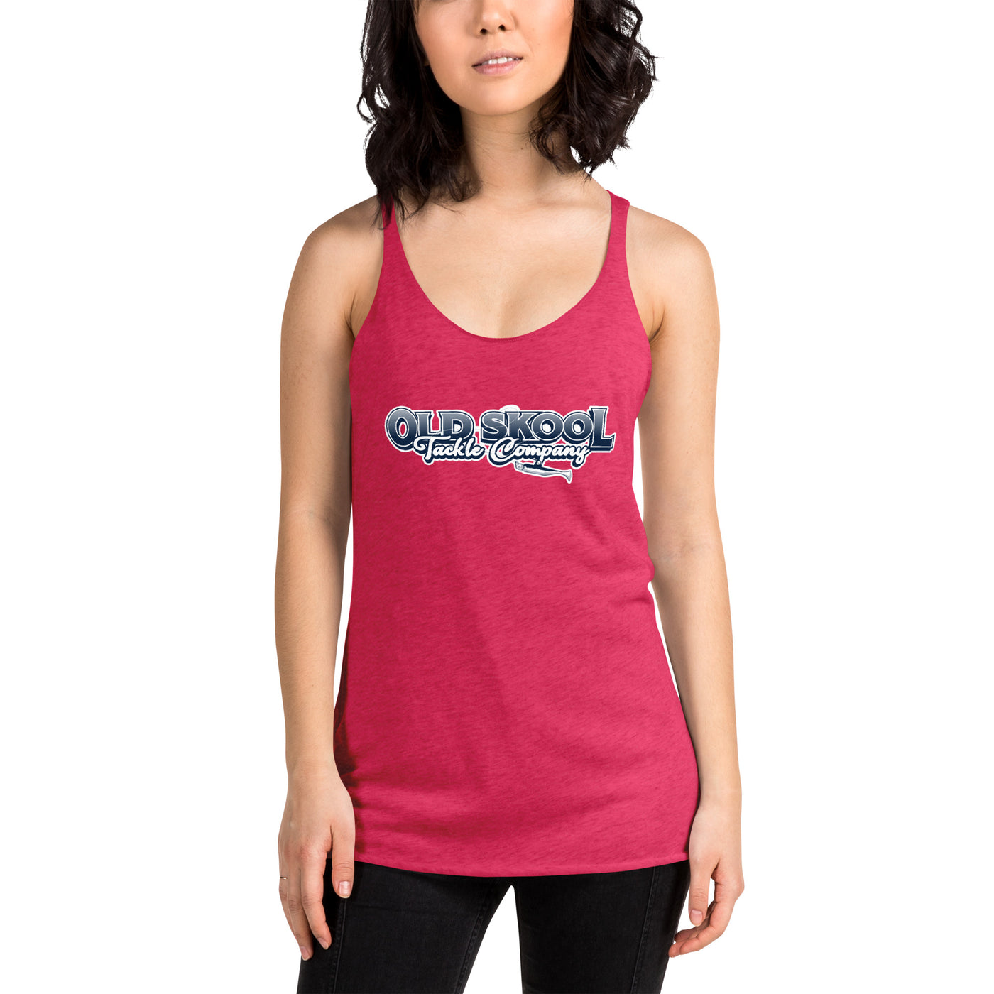 Old Skool Tackle Women's Racerback Tank